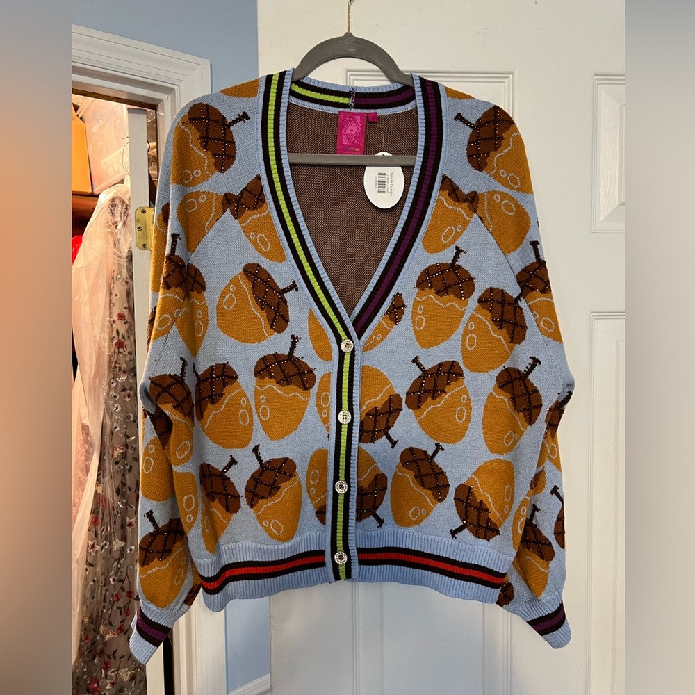 Queen of Sparkles Acorn Cardigan